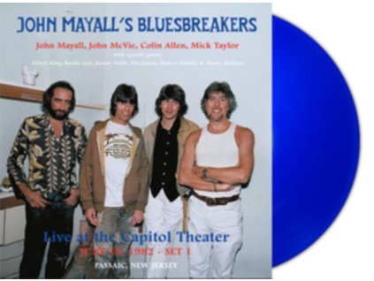 JOHN MAYALLS BLUESBREAKERS - Live At The Capitol Theater - June 18. 1982 Passaic. New Jersey Set 1 (Blue Vinyl) (LP)