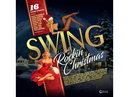 VARIOUS ARTISTS - Swing Into A Rockin Christmas - 16 Festive Classics (Gold Vinyl) (LP)
