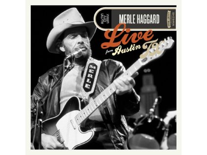 MERLE HAGGARD - Live From Austin. Tx 85 (Black/Blue Marble Vinyl) (LP)