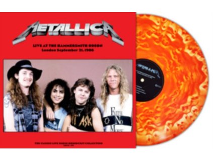 METALLICA - Live At The Hammersmith Odeon. London 1986 (Red Cloudy Vinyl) (LP)
