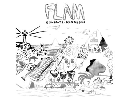 GUNN-TRUSCINSKI DUO - Flam (Transparent Pink Vinyl) (Indie Exclusive) (LP)