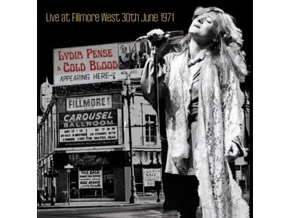 LYDIA PENSE AND COLD BLOOD - Live At The Fillmore West June 30. 1971 (Silver Marble Vinyl) (LP)