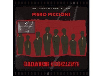 PIERO PICCIONI - Cadaveri Eccellenti - Original Soundtrack (Numbered Edition) (Trasparent Red Vinyl) (LP + CD)