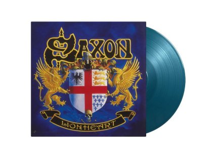Saxon - Lionheart (180g) (Limited Numbered Edition) (Aquamarine Vinyl) (LP)