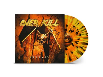 Overkill - ReliXIV (Yellow w/ Orange & Black Splatter Vinyl) (LP)