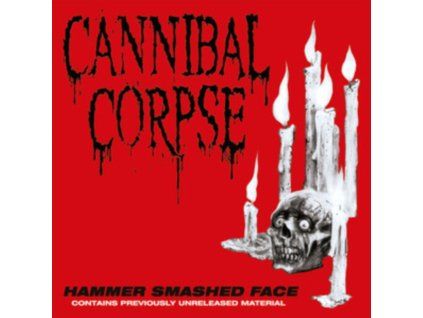 4137680 cannibal corpse hammer smashed face clear red splatter vinyl lp
