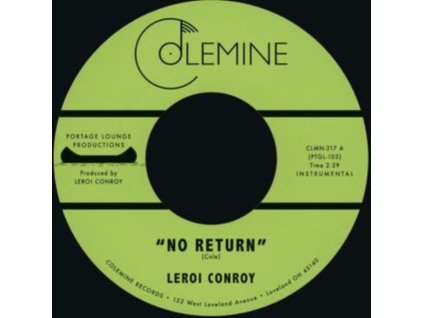 LEROI CONROY - No Return B/W Path Of Man (7Inch" Vinyl)