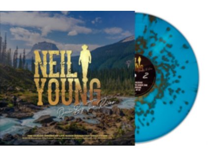 NEIL YOUNG - Down By The River - Cow Palace Theater 1986 (Turquoise/Gold Splatter Vinyl) (LP)