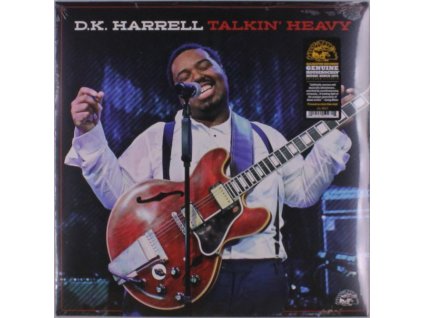 D.K. Harrell - Talkin' Heavy (Clear Blue Vinyl) (LP)