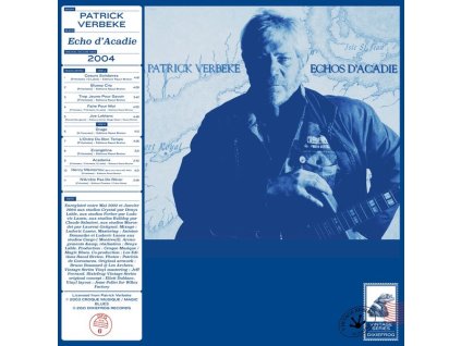 Patrick Verbeke - Echo d'Acadie (Transparent Blue Vinyl) (LP)
