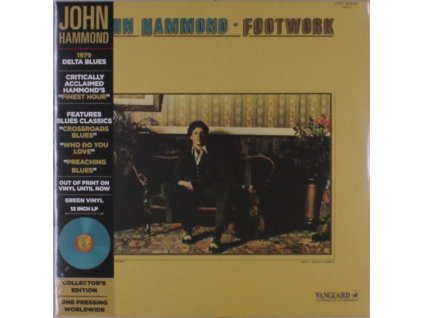 John Hammond - Footwork (Collector's Edition) (Turquoise Vinyl) (LP)