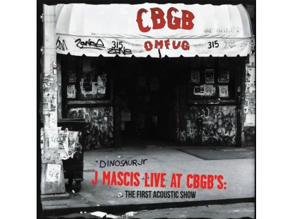 J Mascis - Live At CBGB's: The First Acoustic Show (Limited Edition) (Transparent Red Vinyl) (LP)