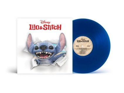 4143191 lilo stitch transparent blue vinyl lp