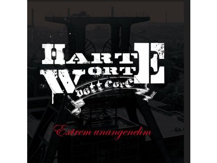Harte Worte - Extrem Unangenehm (Transparent Red w/ Red Splatter) (LP)