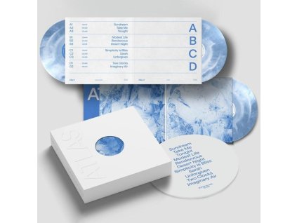 Rüfüs (Rüfüs Du Sol) - Atlas (10 Year Anniversary Edition) (Geprägte Box, White & Blue Marbled Vinyl + Slipmat + Booklet) (LP)
