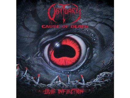 Obituary - Cause Of Death: Live Infection (Red Vinyl) (LP)