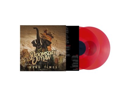 Doomsday Outlaw - Hard Times (remastered) (Redux Version) (Red Vinyl) (LP)