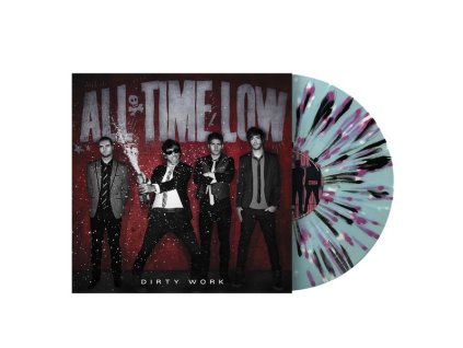 All Time Low - Dirty Work (Sea Blue Pink, White & Black Splatter Vinyl) (LP)
