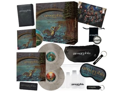 Amorphis - Borderland (Limited Collector's Edition Box Set) (Crystal Clear Silver W/ Black Marble Vinyl) (LP)