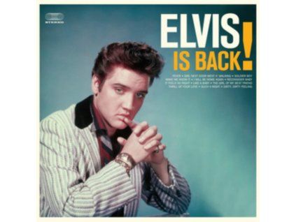 4157468 elvis presley elvis is back limited solid orange vinyl lp
