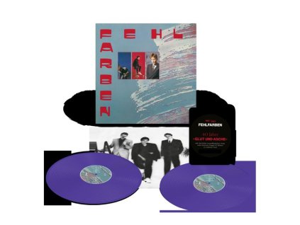 Fehlfarben - Glut und Asche (40th Anniversary) (Limited Edition) (Violet Vinyl) (nur von Thomas Schwebel signiert) (LP)