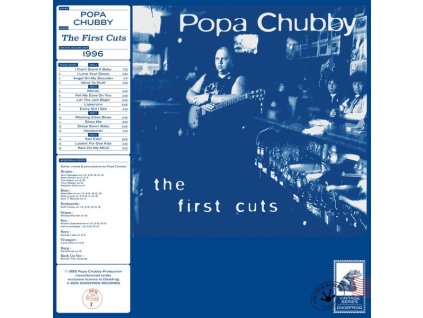 Popa Chubby (Ted Horowitz) - The First Cuts (Transparent Blue Vinyl) (LP)