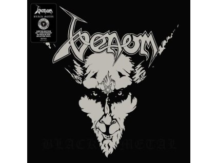 Venom - Black Metal (40th Anniversary Edition) (Silver & Black Splatter Vinyl) (LP)