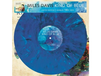 Miles Davis (1926-1991) - Kind Of Blue (180g) (Limited Edition) (Blue Marbled Vinyl) (LP)