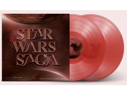 The City Of Prague Philharmonic Orchestra - Music From The Star Wars Saga. Episodes I, II, III, IV, V, VI (Translucent Red Vinyl) (LP)