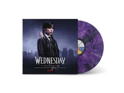 Wednesday: Season 2 (Original Soundtrack From The Netflix Series) (Transparent Purple/Black Marble Vinyl) (LP)