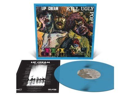 4193105 lip cream kill ugly pop royal blue vinyl lp