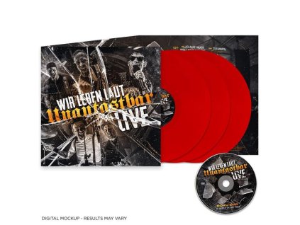 Unantastbar - Wir leben laut: Live (Red Vinyl) (LP)
