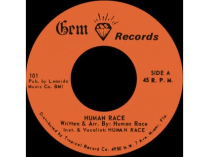HUMAN RACE - Human Race / Grey Boy (Dinked Vinyl) (7Inch" Vinyl)