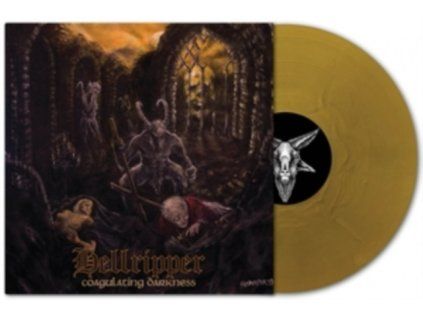 4196144 hellripper coagulating darkness gold vinyl lp