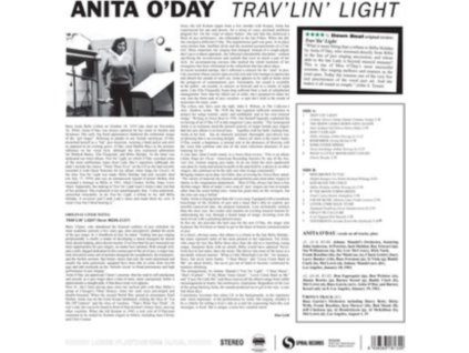 ANITA ODAY - TravLin Light (180G / Dmm) (LP)