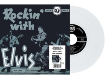 ELVIS PRESLEY - Ep Etranger Ndeg19 - Rockin With Elvis (Volume I) (Belgium) (White Vinyl) (7Inch" Vinyl)