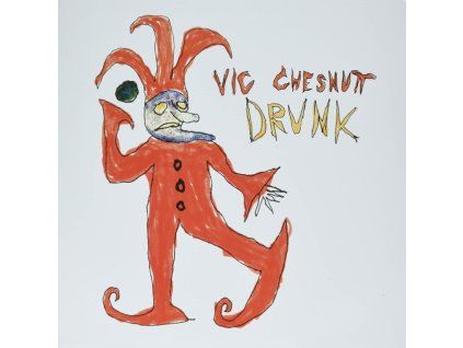 4198750 vic chesnutt drunk red orange split coloured vinyl lp