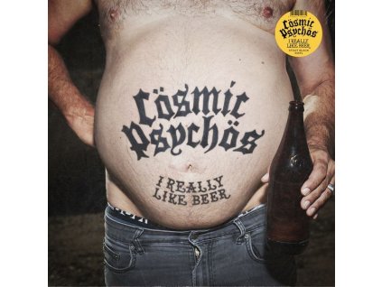 Cosmic Psychos - I Really Like Beer (Black Stout Vinyl) (LP)