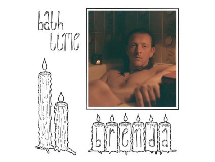 Brenda - Bath Time (Black Ice/Orange & Blue Splatter Vinyl) (LP)