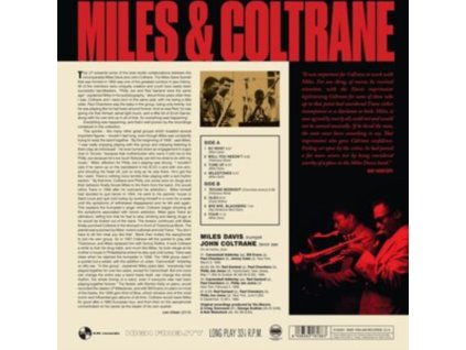 MILES DAVIS & JOHN COLTRANE - Miles & Coltrane (LP)