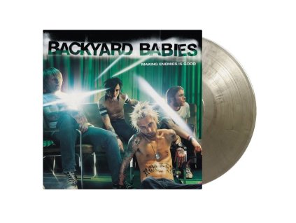 Backyard Babies - Making Enemies Is Good (25h Anniversary) (180g) (Limited Numbered Edition) (Silver & Black Marbled Vinyl) (LP)
