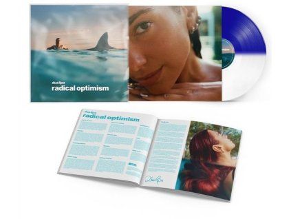 4218614 dua lipa radical optimism blue translucent white split vinyl lp