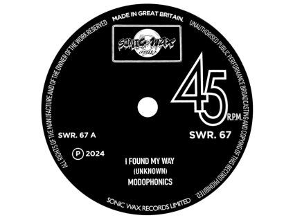 4231069 modophonics i found my way 7inch vinyl