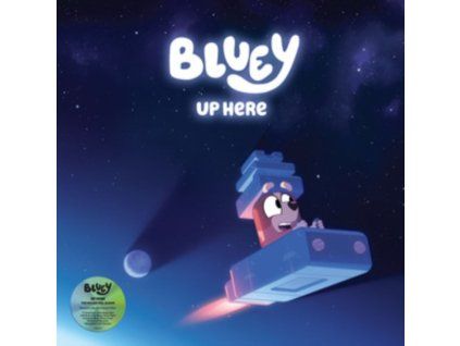 4238480 bluey up here translucent blue vinyl lp