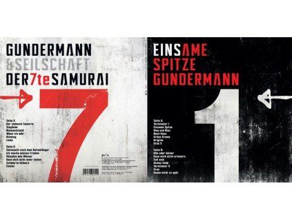 Gerhard Gundermann - Einsame Spitze + 7. Samurai (Black & Grey Bio Vinyl) (LP)