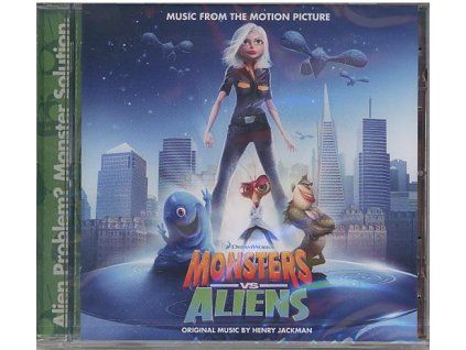 49087 2 monstra vs vetrelci soundtrack cd monsters vs aliens