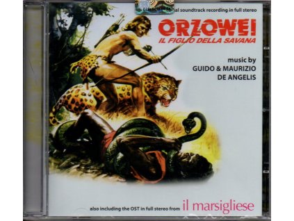 orzowei il figlio della savana soundtrack cd guido maurizio de angelis