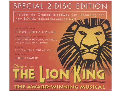 Lví král (muzikál) The Lion King (CD + DVD)