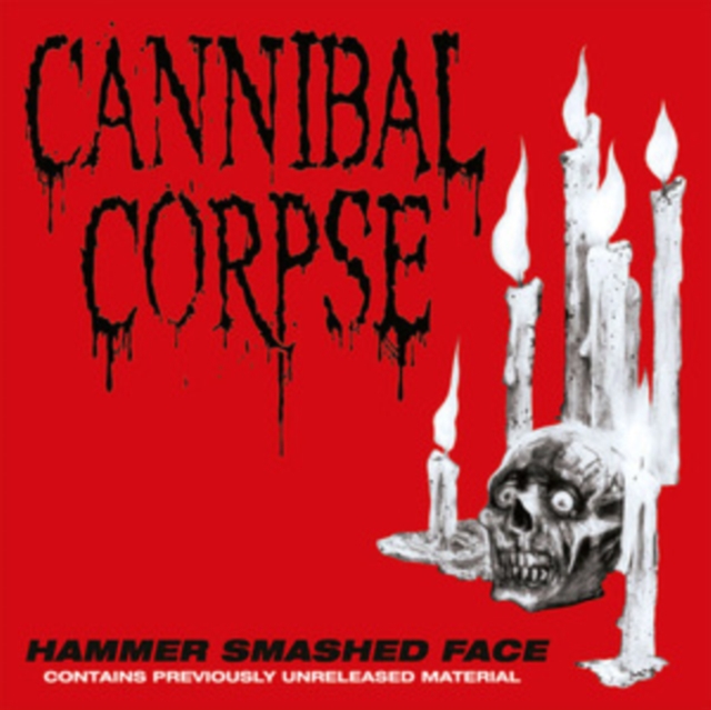 CANNIBAL CORPSE - Hammer Smashed Face (Clear/Red Splatter Vinyl) (LP)