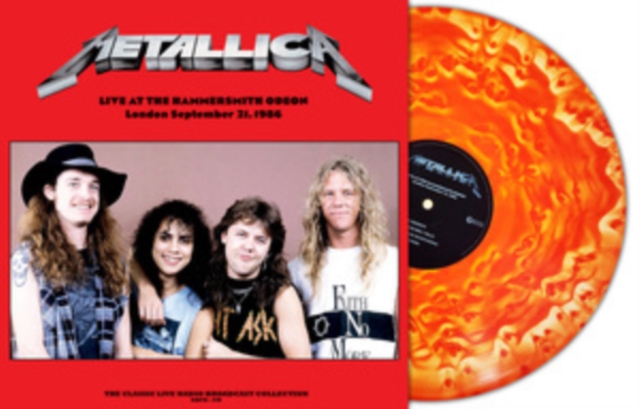 METALLICA - Live At The Hammersmith Odeon. London 1986 (Red Cloudy Vinyl) (LP)